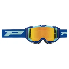 MASQUE/LUNETTES CROSS PROGRIP 3303 FL VISTA MULTILAYERED BLEU/TURQUOISE ECRAN MIROIR JAUNE ANTI-RAYURES/ANTI U.V./ANTI-BUEE (HOMOLOGUE CE-EN-N° AC-96025 REV.2)