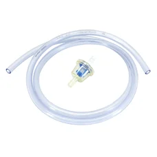 DURITE ESSENCE KIT 5x8 TRANSPARENT + FILTRE A ESSENCE CONIQUE D6 (1M) (FABRICATION FRANCAISE)