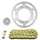 KIT CHAINE ADAPTABLE KAWASAKI 125 NINJA BX 2019>2020  428  16x56  (DEMULTIPLICATION ORIGINE)  -AFAM-