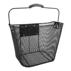 PANIER AVANT ACIER NID ABEILLE NEWTON NOIR FIXATION RAPIDE CLIPS RPD 25,4/31,8mm 19L (Lg35xL25xH25)