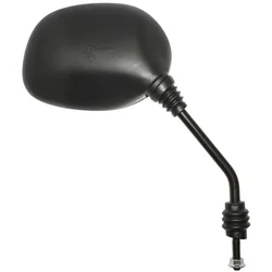 RETROVISEUR ADAPTABLE PIAGGIO 50 TYPHOON 1993>2004, NRG 1994>1998, NTT 1995>1996  DROIT NOIR (OE 271018) (HOMOLOGUE CE)  -SELECTION P2R-