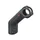 STEM FOR MTB/URBAN/TREKKING - ERGOTEC HIGH BARRACUDA I Angled 45°- BLACK AMUMINIUM Ø 28.6 mm - FOR HANDLEBAR Ø 31.8 mm Lg 110 mm (APPROVED LEVEL 6) For fork 1"1/8