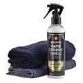 PROTECTEUR WELDTITE MOTO RAPID CERAMIC SHIELD SPRAY 250ml AVEC 2 CHIFFONS MICROFIBRES