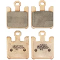 BRAKE PADS NEWFREN FOR KAWASAKI 1000 ZX-10R NINJA 2004>2007 Front   600 ZX-6RR NINJA 2003>2006 Front  DERBI 659 MULHACEN 2005> Front   (L 39mm - H 49.5mm - thk 7.9mm)  (FD0352SP)  (SPORT SINTERED)