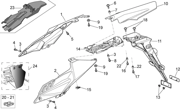 Carrosserie posterieure I