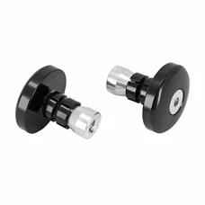 BAR ENDS VICMA - FLUSH FIT - BLACK (Ø 14mm) (PAIR)