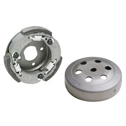 CLUTCH FOR SCOOT  MALOSSI FLY CLUTCH WUTH DRUM FOR PEUGEOT 50 TKR, TREKKER, SPEEDFIGHT/PIAGGIO 50 ZIP 2STROKE/4STROKE, TYPHOON, NRG, FLY 2STROKE/4STROKE, VESPA LX 2STROKE/4STROKE/GILERA 50 STALKER  -Ø 107-