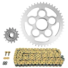 CHAIN AND SPROCKET KIT FOR DUCATI 821 HYPERMOTARD 2013>2015, HYPERMOTARD SP 2013>2015  525  15x45  (REAR SPROCKET Ø 60/110/38)  (OEM SPECIFICATIONS)  -AFAM-