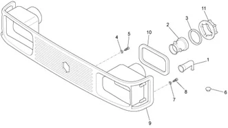 Protections avant - bavettes
