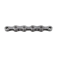 CHAINE VELO 10V. ROUTE/VTT  KMC X10 GRISE 114 MAILLONS COMPATIBLE SHIMANO ET SRAM (SOUS BOITE NEUTRE)