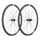 ROUES ROUTE DISQUE 700 DT SWISS HE1800/32 ENDURANCE CENTERLOCK AXE TRAVERSANT 12x100 et 142mm CASSETTE SHIMANO/SRAM 11/10V NOIR PNEU 25/32mm (HAUTEUR JANTE 32mm)