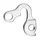 DERAILLEUR HANGER-MARWI-ALUMINIUM- FOCUS/SUNN/UNIVEGA... GH-129 (SOLD PER UNIT)