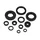 OIL SEAL (FULL SET) FOR YAMAHA 125 YZ 2005>2023 / FANTIC 125 XX 2021>2023 2 Stroke -ATHENA-