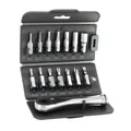 RATCHET WRENCH TOOLSET - TOOLKIT - STAINLESS - CHC 2/2.5/3/4/5/6/8 - TORX T10/T15/T20/T25 + 4 Screwdrivers (14 PIECES SET)
