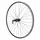 ROUE ROUTE PATIN BLOCAGE 700 CFX NOIR ARRIERE MOYEU NOIR CASSETTE TYPE SHIMANO 10/9/8V 32 RAYONS GALVA JANTE 13C