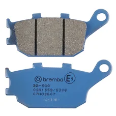 PLAQUETTE DE FREIN BREMBO POUR HONDA 600 CB F HORNET 1998>2012 AR, 1100 CRF L AFRICA TWIN 2020> AR/KAWASAKI 650 KLE VERSYS 2016> AR/YAMAHA 700 MT-07 2014> AR (ROUTE CARBONE CERAMIQUE) -07HO3607