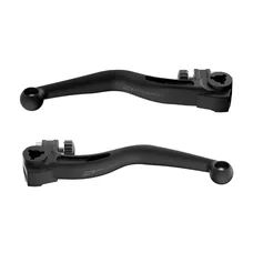 LEVIER DE FREIN/EMBRAYAGE MOTO OFF ROAD INCASSABLE KTM 125 SX, SX-F, XC, XC-F 2014>2024/HUSQVARNA 125 TC, FC, TE, FE/SHERCO 125 SE-R, SEF-R NOIR (PAIRE)  -POLISPORT-