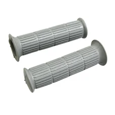 REVETEMENT POIGNEE ADAPTABLE CYCLO VINTAGE GRIS (DIAM 22/24mm) (PAIRE)  -SELECTION P2R-