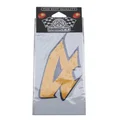 AUTOCOLLANT/STICKER MERYT MEDIUM NUMERO 4 JAUNE (H13cm)