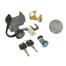 IGNITION SWITCH FOR SCOOT KYMCO 50 AGILITY 4STROKE (4 WIRES) (WITH SEAT LOCK + FUEL CAP)  -SELECTION P2R-