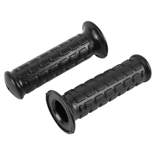 REVETEMENT POIGNEE ADAPTABLE CYCLO NOIR PAVE DIAM 22/24mm LONGUEUR 115mm (PAIRE)  -SELECTION P2R-