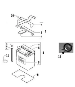 Relais - Batterie - Avertisseur sonore