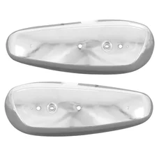 FUEL TANK SIDE COVERS (PAIR) for MOPED  MOTOBECANE/MBK 85, 88, 881 CHROME  -SELECTION P2R-