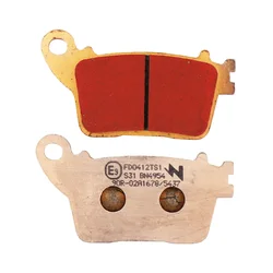 BRAKE PADS NEWFREN FOR HONDA 600 CB F HORNET 2007>2013 Rear 600 CBR RR 2007>2015 Rear KAWASAKI 1000 ZX-10R NINJA 2011> Rear YAMAHA 600 YZF-R6 2017> Rear   (FD0412TS)  (TOURING SINTERED)