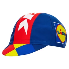 CASQUETTE VELO EQUIPE PRO LIDL / TREK BLEU/ROUGE