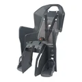 PORTE BEBE/SIEGE ENFANT ARRIERE POLISPORT A FIXER SUR PORTE BAGAGE FIXATION ETAU KOOLAH GRIS COUSSIN GRIS (9 A 22Kgs) HOMOLOGUE EN 14344