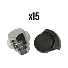 ECROU DE SERRAGE ELVEDES POUR CABLE DE FREIN ROLLEBRAKE IM85/81/80/5/45 LAITON (VENDU PAR 15)