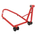 LEVE/BEQUILLE MOTO STAND P2R ARRIERE MONOBRAS ACIER ROUGE (PRISE A GAUCHE)