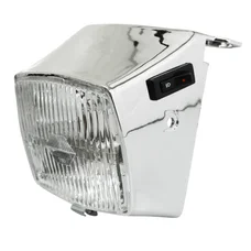 PHARE/PROJECTEUR CYCLO ADAPTABLE PEUGEOT 103 MVL, VOGUE CHROME (COMPLET)  -SELECTION P2R-