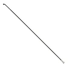 STAINLESS SPOKE-BLACK- FLAT 2mm L268mm SAPIM -" J BEND" WITH NUTS (SOLD PER UNIT)