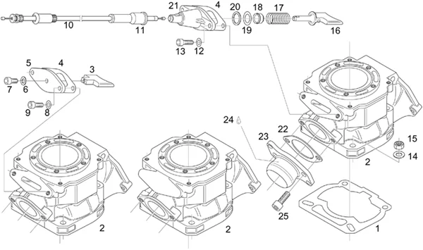 Cylindre - soup échapp.