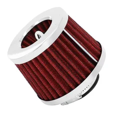 FILTRE A AIR REPLAY REACTEUR CHROME GRILLE ROUGE FIXATION DROITE DIAM 35/28