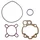 GASKET SET FOR CYLINDER KIT FOR MINARELLI 50 AM6 2000>/MBK 50 X-POWER, X-LIMIT/YAMAHA 50 TZR, DTR/PEUGEOT 50 XPS/RIEJU 50 RS1/BETA 50 RR/APRILIA 50 RS 2000>2005 -  -SELECTION P2R-