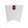 AUTOCOLLANT/STICKER/DECOR TETE DE FOURCHE ORIGINE PIAGGIO 50 GILERA SMT/RCR 2013> BLANC/ROUGE  -2H000912-