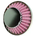 AIR FILTER REPLAY SAUCER KN CHROME STRAIGHT FIXING Ø 35/28