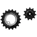 GALET DERAILLEUR TRIPEAK 11-18 DENTS CERAMIC POUR DERAILLEUR 11V. ARGENT COMPATIBLE SHIMANO GRX RD-RX812/817 (JEU DE 2)