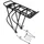 PORTE BAGAGE VELO ARRIERE A TRINGLES P2R ALU NOIR REGLABLE 28"/26"/24'' POUR CYCLOTOURISTE