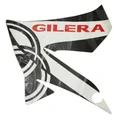 AUTOCOLLANT/STICKER/DECOR AILE AVANT GAUCHE ORIGINE PIAGGIO 50 GILERA SMT/RCR 2013> BLANCHE  -2H000014-