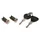 LOCK BARREL (FOR IGNITION SWITCH) FOR SCOOT 50 ZIP 2STROKE/4STROKE  PIAGGIO 50 TYPHOON 2011>, LIBERTY, FLY 4 STROKE (Ø 13mm) (SOLD PER 2) P2R