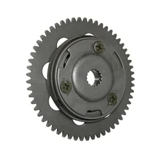 ROUE LIBRE DE DEMARREUR MAXISCOOTER ADAPTABLE YAMAHA 125 MAJESTY, 125 MAXSTER, 125 TEOS / MBK 125 SKYLINER, 125 DOODO, 125 THUNDER / MALAGUTI 125 MADISON, 125 PHANTOM  (AVEC COURONNE)  -P2R-