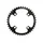 CHAINRING FOR E/BIKE- SINGLE 40T.  Ø104 BLACK -ALUMINIUM- 7075 STRONGLIGHT -4 ARMS (FOR BOSCH SYSTEM 1st and 3rd GENERATION - COMPATIBLE BROSE WITH SPIDER REF 181123)