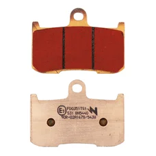 BRAKE PADS NEWFREN FOR KAWASAKI 800 Z 2013>2016 Front   900 Z 2017> Front  SUZUKI 750 GSX-S 207> Front  TRIUMPH 675 STREET TRIPLE R 2009>2018 Front   (FD0351TS)  (TOURING SINTERED)
