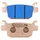 BRAKE PADS NEWFREN FOR HONDA 125 FORZA Rear 300 SH 2007> Rear 125 SHi 2009> Rear 125 S-WING 2007> Rear 250 FORZA 2005> Rear BENELLI 500 LEONCINO 2017> Rear  (FD0401BE)  (SCOOTER ELITE ORGANIC)