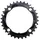 PLATEAU VTT 4BRA D.104 STRONGLIGHT TRIPLE 32DTS MILIEU NOIR ALU 8/9V.