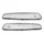 ELYTRE DE RESERVOIR CYCLO POUR PEUGEOT 103 MVL, SP CHROME TORSADE (PAIRE)  -SELECTION P2R-