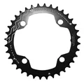 CHAINRING FOR MTB- 4 arms FOR DOUBLE 36T.  Ø104 OUTER BLACK MICHE -ALUMINIUM-